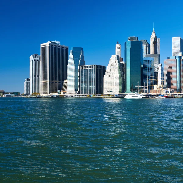 Vista del horizonte del Bajo Manhattan —  Fotos de Stock