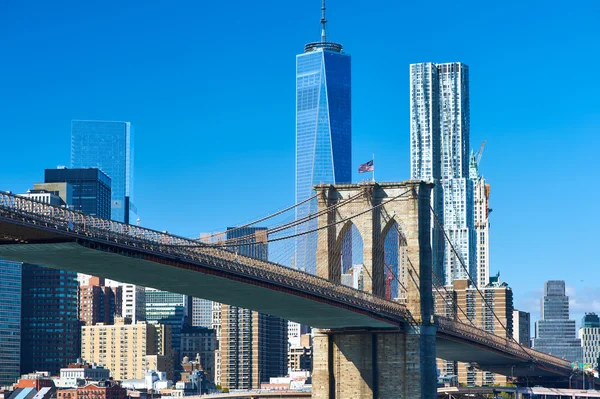 Lower Manhattan skyline view — Stock Photo, Image