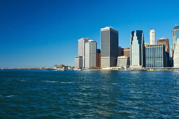 Lower Manhattan skyline view — Stock Photo, Image
