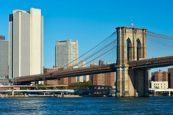 Lower Manhattan skyline — Stock Photo, Image