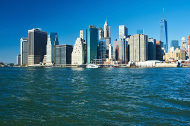aşağı manhattan skyline görünümü Brooklyn