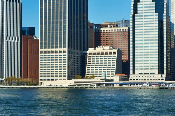 Vista del horizonte del Bajo Manhattan — Foto de Stock