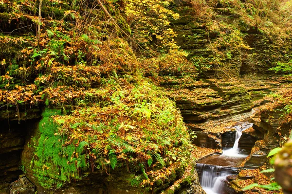 Cascade de la grotte au parc national Watkins Glen — Photo