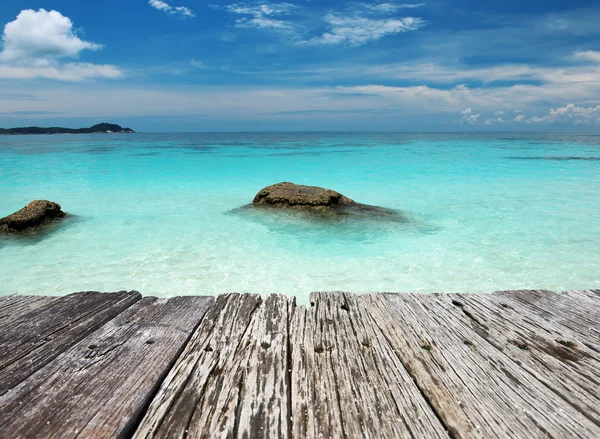 Strand bij Perhentian eilanden — Stockfoto
