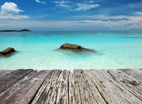 Plage aux îles Perhentiennes — Photo