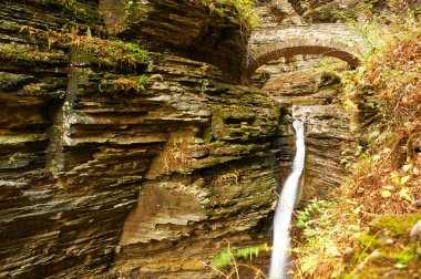 Watkins Glen Devlet Park şelale mağara