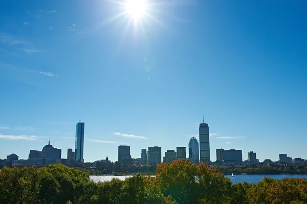 Boston panorama pohled — Stock fotografie