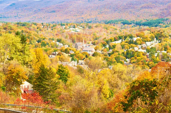 Paesaggio autunnale nel New England — Foto Stock