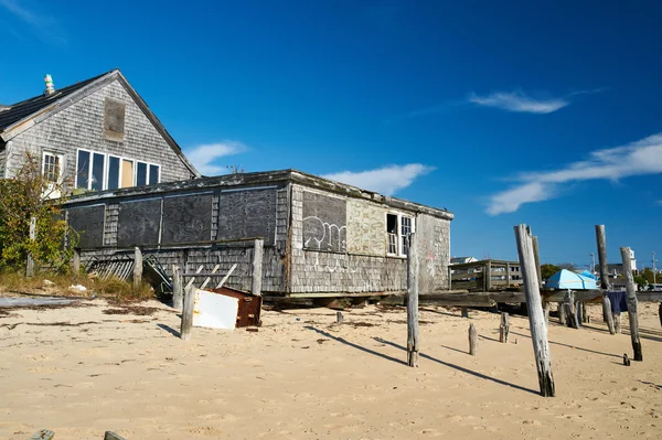 Пляжі будинку в Provincetown — стокове фото