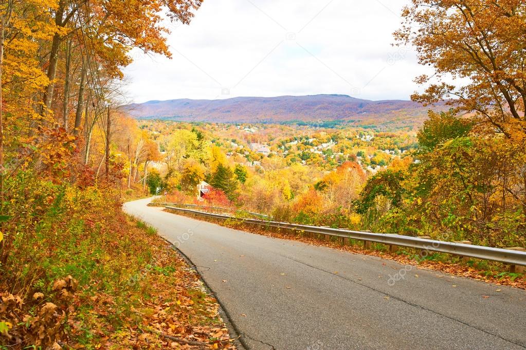 Autumn scene in New England