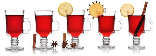 Mulled şarap koleksiyonu — Stok fotoğraf