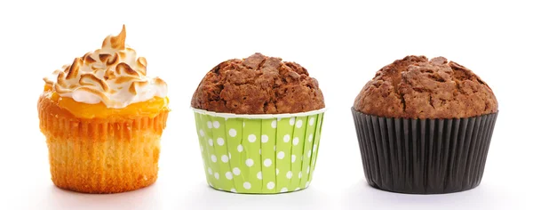 Aniversário Conjunto de cupcakes — Fotografia de Stock