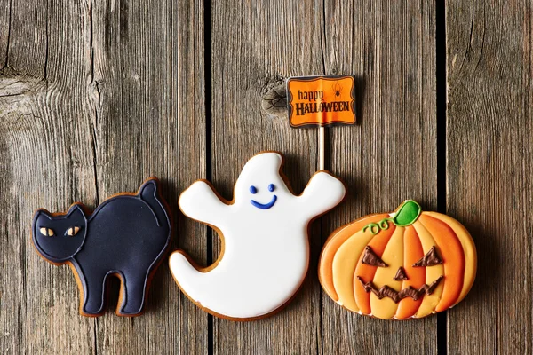 Halloween biscotti fatti in casa — Foto Stock