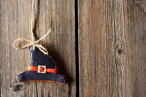 Halloween homemade gingerbread cookie — Stock Photo, Image