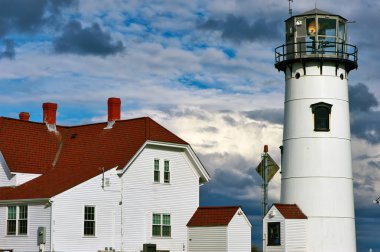 Chatham Lighthouse at Cape Cod clipart