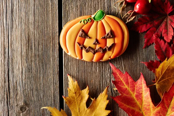 Galleta de jengibre casera de Halloween —  Fotos de Stock