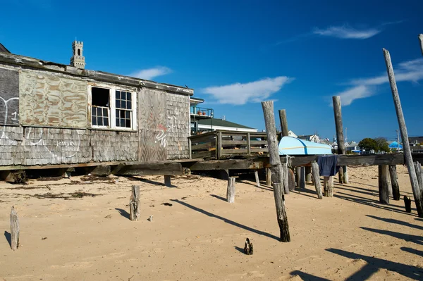 Пляжі будинку в Provincetown — стокове фото