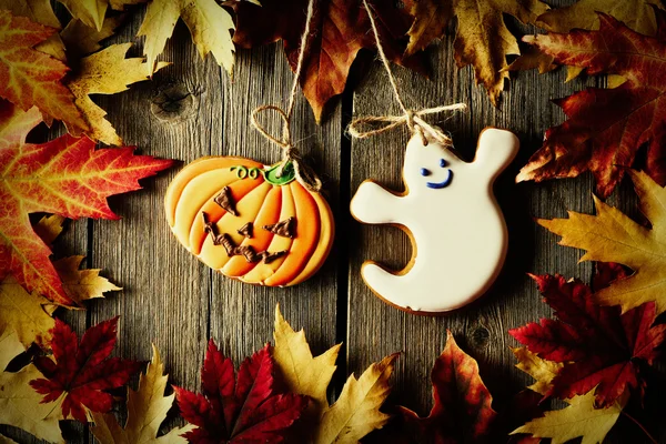 Biscoitos de gengibre de Halloween — Fotografia de Stock