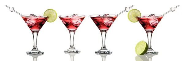 Kosmopolitiska cocktails set — Stockfoto