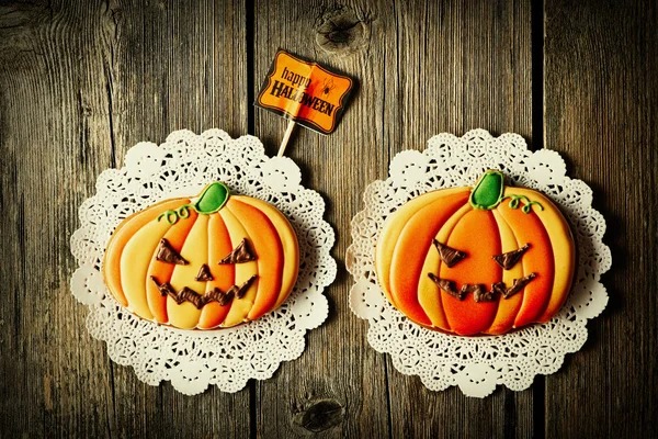 Galletas de jengibre de Halloween —  Fotos de Stock