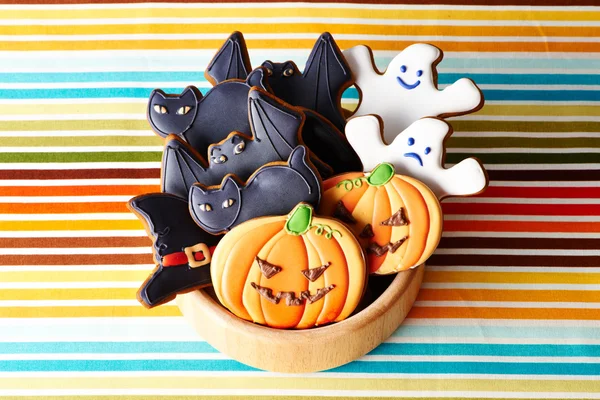 Halloween pepparkakor — Stockfoto