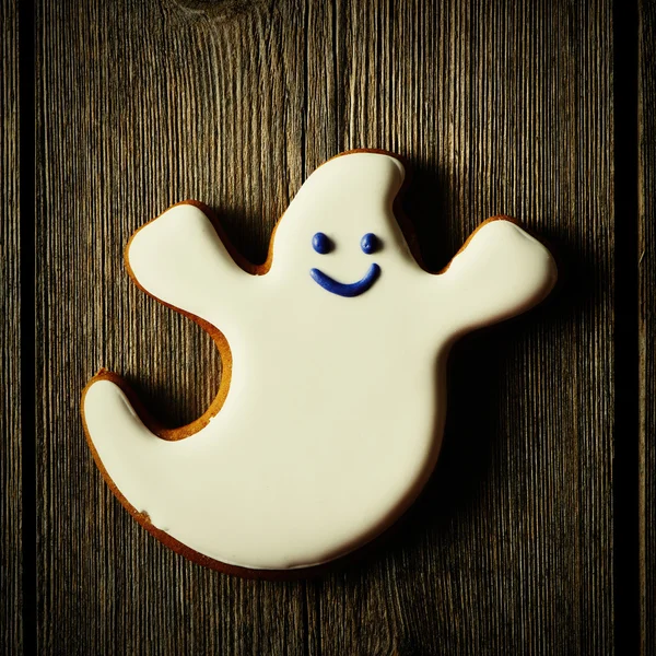 Halloween homemade gingerbread cookie — Stock Photo, Image