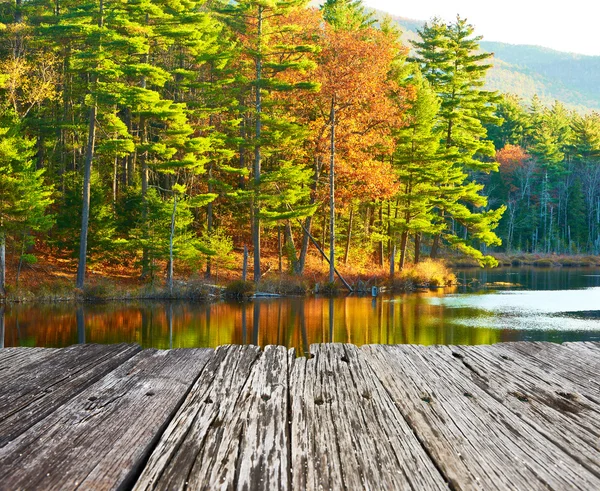 Lagoa em White Mountain National Forest, New Hampshire — Fotografia de Stock