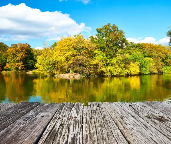 Herfst scène landschap — Stockfoto