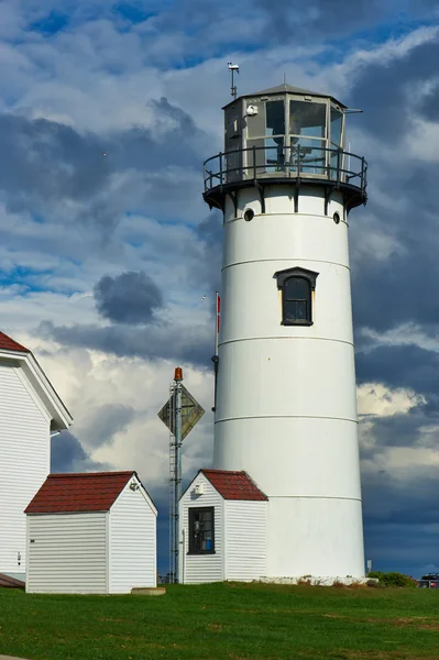 Chatham Leuchtturm am Kap Kabeljau — Stockfoto