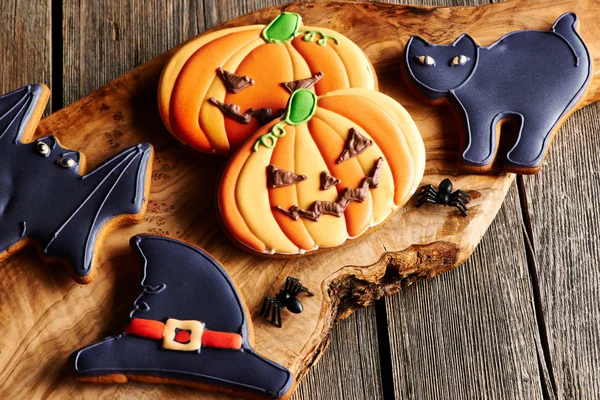 Хэллоуин домашнее пряничное печенье — стоковое фото