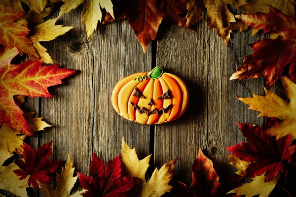 Halloween zelfgemaakte-peperkoek cookie — Stockfoto