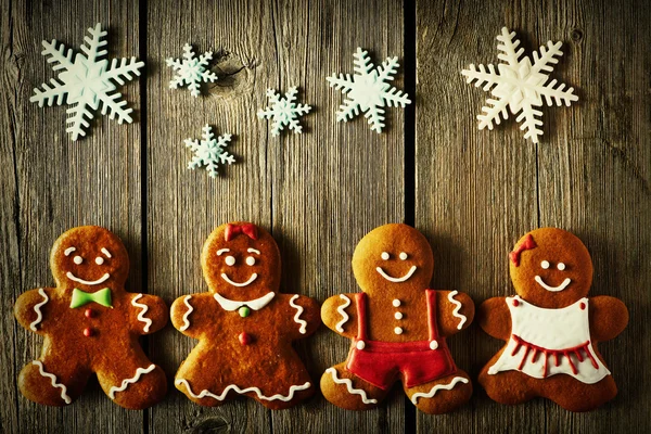 Galletas de jengibre de Navidad —  Fotos de Stock