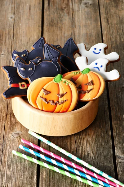 Halloween pepparkakor — Stockfoto