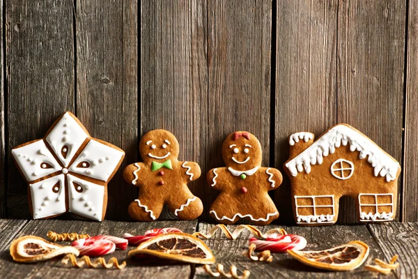 Galletas de jengibre de Navidad —  Fotos de Stock