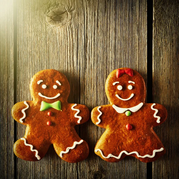 クリスマスジンジャーブレッドクッキー — ストック写真