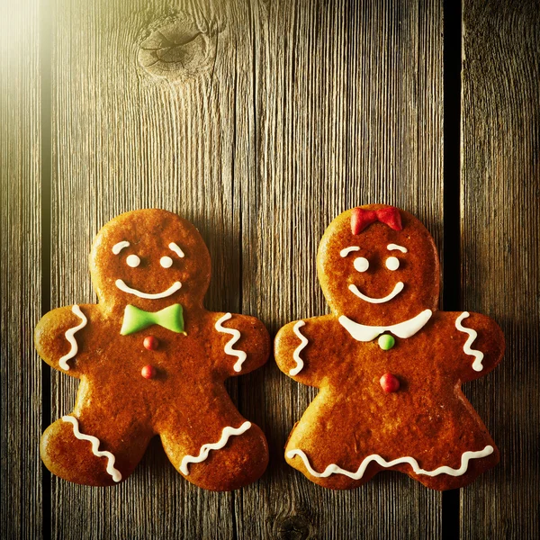 Christmas gingerbread cookies — Stock Photo, Image