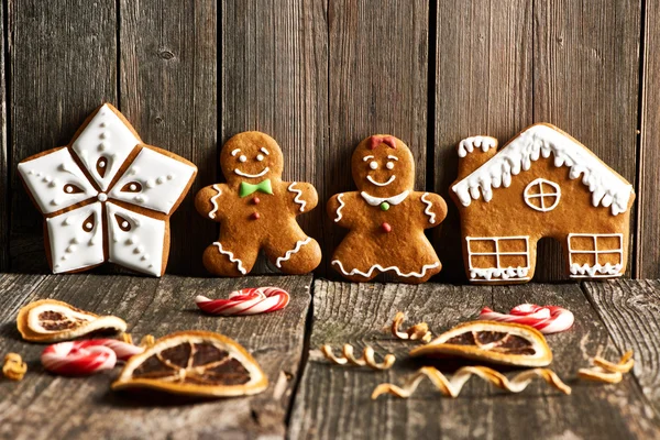 Natale biscotti fatti in casa — Foto Stock