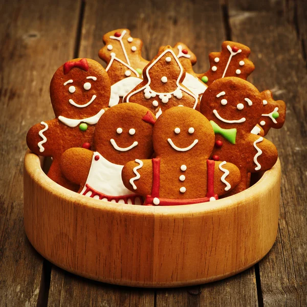 Noel ev yapımı kurabiye — Stok fotoğraf