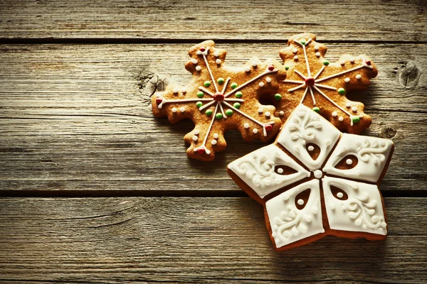 Biscoitos de gengibre caseiros de Natal — Fotografia de Stock