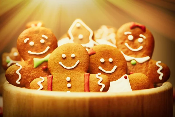 Christmas gingerbread cookies — Stock Photo, Image