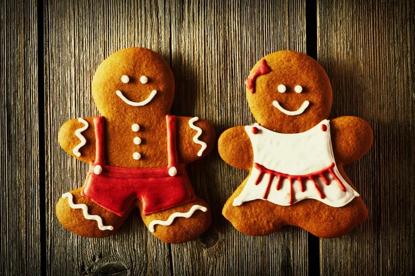 Christmas gingerbread cookies — Stock Photo, Image