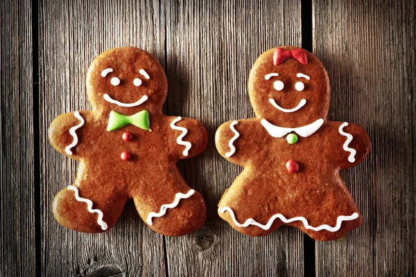 Kerst peperkoek koekjes — Stockfoto