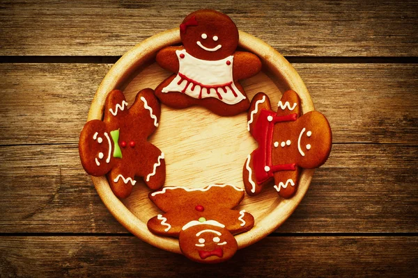 Christmas gingerbread cookies — Stock Photo, Image