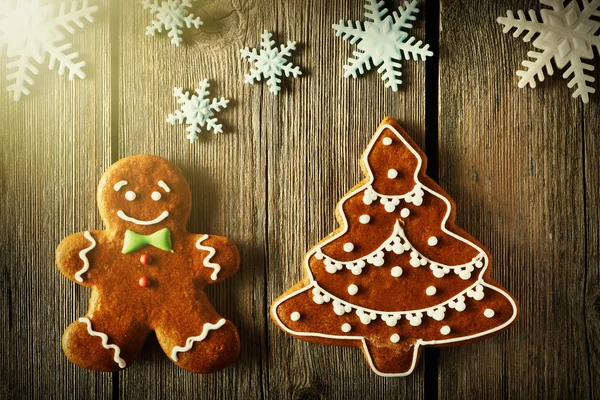 Galletas de jengibre de Navidad —  Fotos de Stock