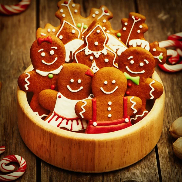 Christmas gingerbread cookies — Stock Photo, Image