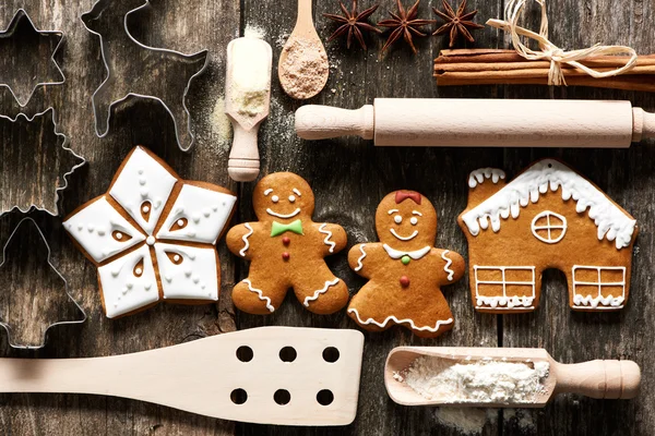 Biscuits maison de Noël — Photo