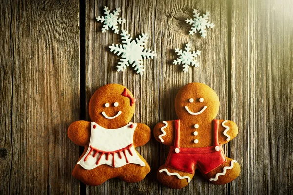 Christmas gingerbread cookies — Stock Photo, Image