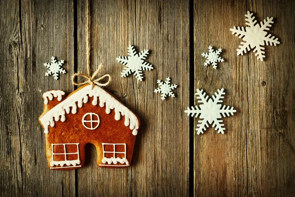 Galleta casera de Navidad de jengibre —  Fotos de Stock