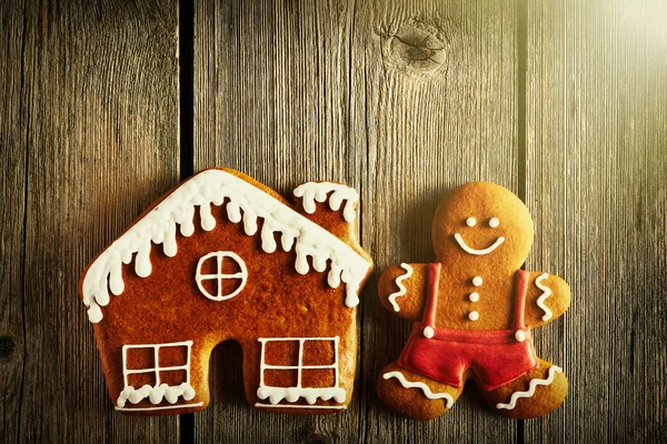 Weihnachten hausgemachte Plätzchen — Stockfoto