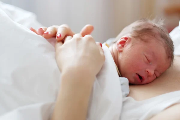 One day old newborn baby — Stock Photo, Image